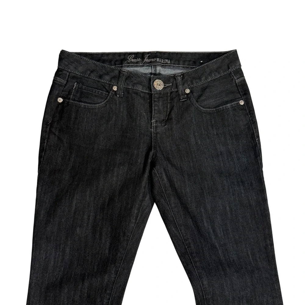 Guess Jeans Marina Skinny Jeans Womens Size 28 Dark Indigo Excellent  Denim